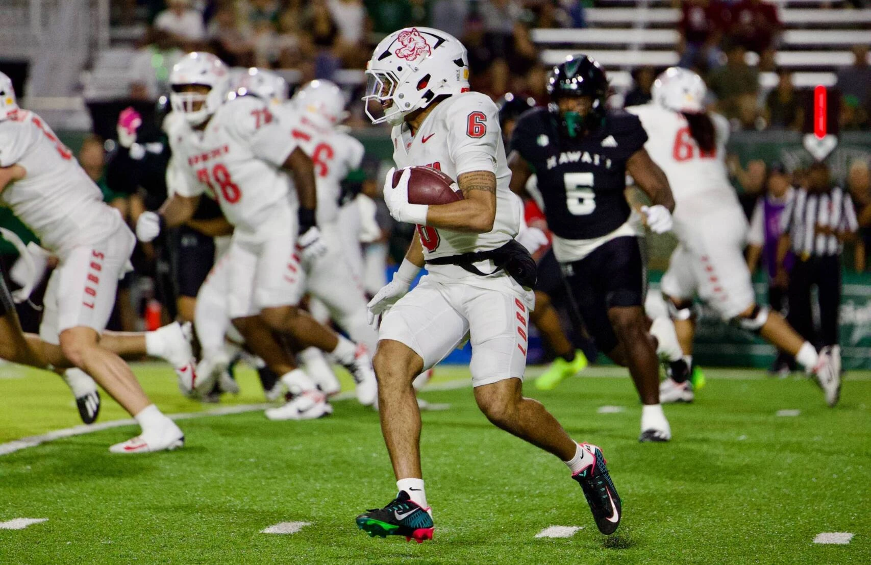 Lobos’ Bowl Hopes Dashed in 38-30 Hawaii Loss